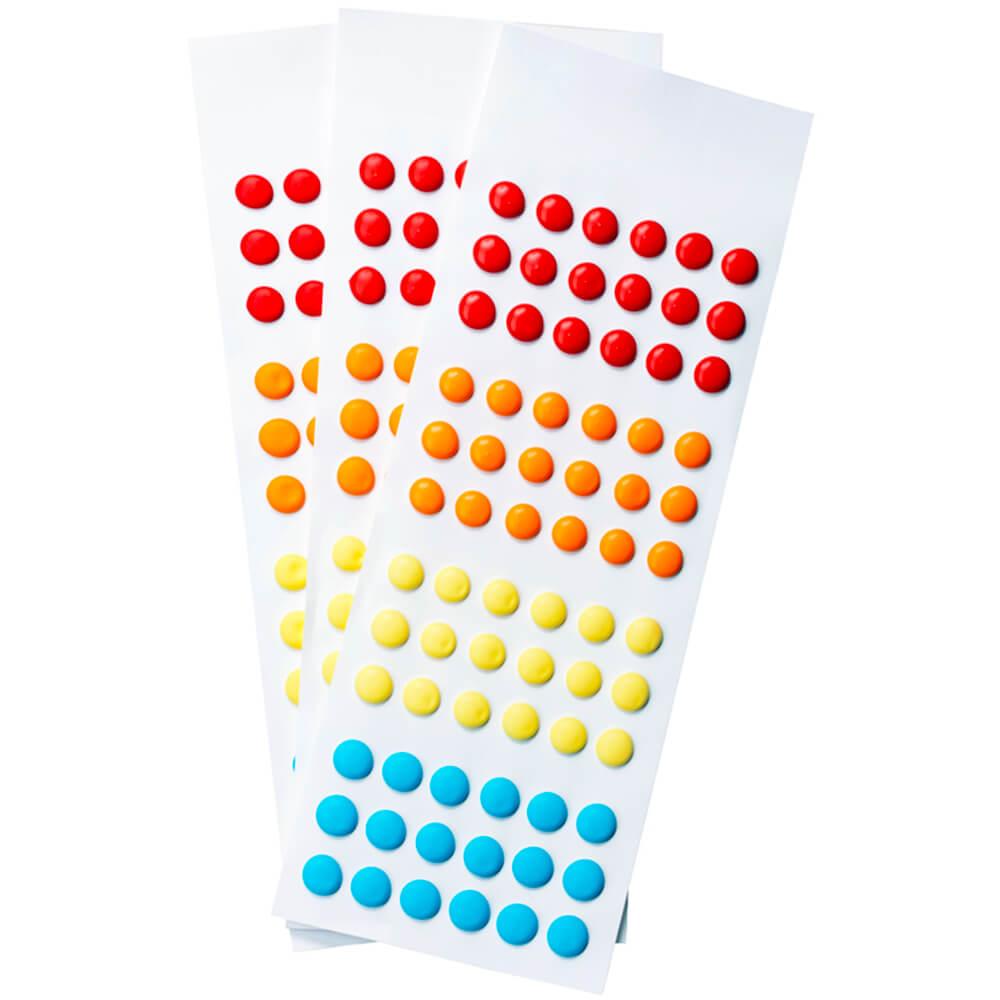 Mega Candy Buttons Sheets: 3-Piece Pack