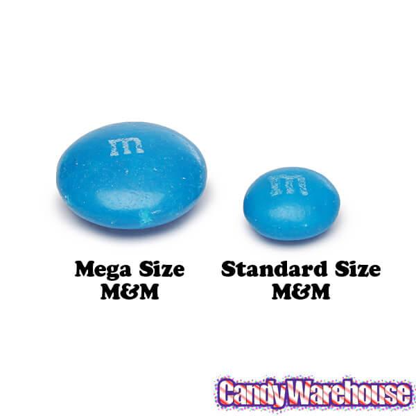 blue m and m bag
