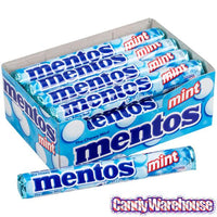 Mentos Candy Rolls - Mint: 15-Piece Box - Candy Warehouse
