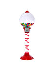 Metal 3-Foot Spiral Gumball Machine with Gumballs