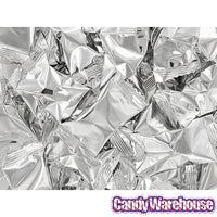Metallic Silver Wrapped Buttermint Creams: 300-Piece Case - Candy Warehouse