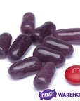 Mike and Ike Candy Jolly Joes Grape Mini Packs: 24-Piece Box