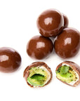 Milk Chocolate Covered Wasabi Peas: 6-Ounce Bag
