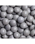 Milk Chocolate Gems - Silver Grey: 2LB Bag