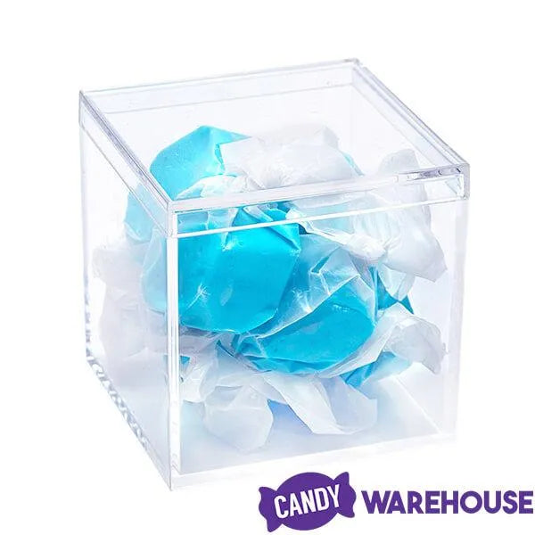 Mini Acrylic Favor Boxes 5Ounce Cube with Lid 12Piece Set Candy
