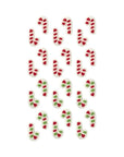 Mini Candy Cane Cookie Decorations: 24-Piece Pack