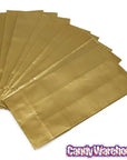 Mini Candy Treat Bags - Gold: 24-Piece Bag