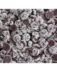 Mini Dark Chocolate Drops with White Nonpareils: 10LB Case