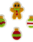 Mini Gingerbread Boy and Ornament Cookie Decorations: 24-Piece Pack