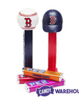 MLB Team Baseball PEZ Candy Packs - Boston Red Sox: 12-Piece Box