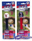 MLB Team Baseball PEZ Candy Packs - Boston Red Sox: 12-Piece Box