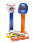 MLB Team Baseball PEZ Candy Packs - New York Mets: 12-Piece Box