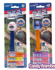 MLB Team Baseball PEZ Candy Packs - New York Mets: 12-Piece Box