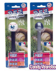 MLB Team Baseball PEZ Candy Packs - New York Yankees: 12-Piece Box