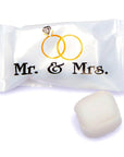 Mr. & Mrs. Wedding Theme Wrapped Buttermint Creams: 108-Piece Bag