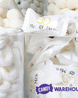 Mr. & Mrs. Wedding Theme Wrapped Buttermint Creams: 108-Piece Bag