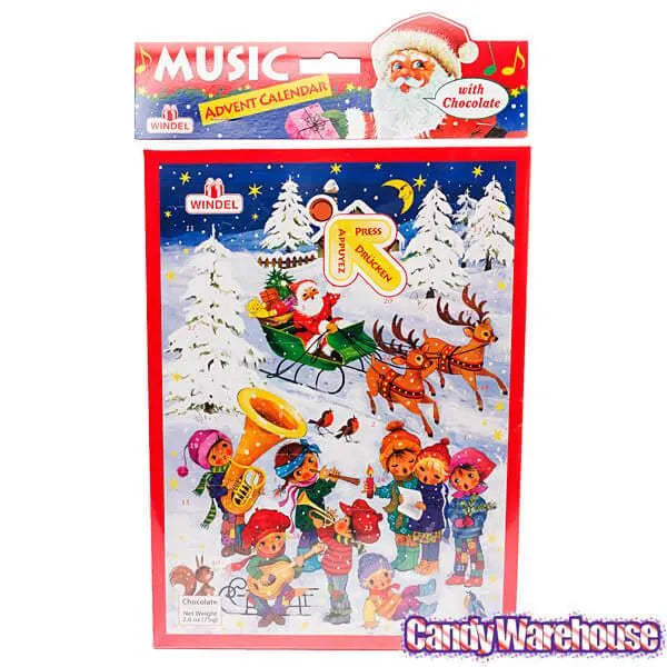 Musical Christmas Chocolate Advent Calendar | Candy Warehouse