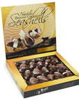 Nautilus Belgian Chocolate Seashells: 18-Piece Box