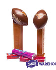 NCAA College Football PEZ Candy Packs - Texas: 12-Piece Box