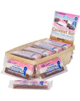 Neapolitan 3 Color Coconut Slice Candy Bars: 24-Piece Box