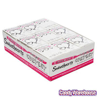 Necco Color Your Own Sweethearts Candy Hearts Packs - Modern Flavors: 36-Piece Box - Candy Warehouse