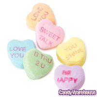 Necco Color Your Own Sweethearts Candy Hearts Packs - Modern Flavors: 36-Piece Box - Candy Warehouse