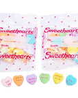 Necco Sweethearts Tiny Conversation Candy Hearts Packets - Modern Flavors: 60-Piece Bag