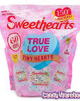 Necco Sweethearts Tiny Conversation Candy Hearts Packets - Modern Flavors: 60-Piece Bag