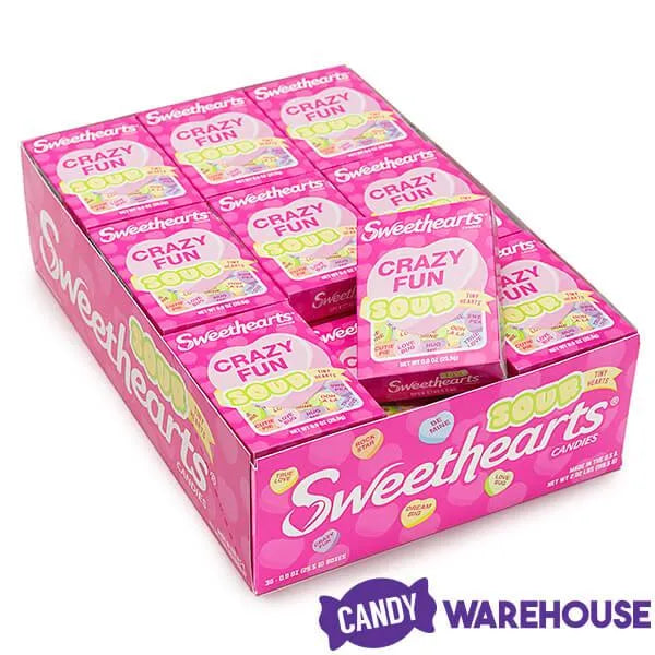 Necco Sweethearts Tiny Conversation Candy Hearts Packs - Sour