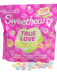 Necco Sweethearts Tiny Conversation Candy Hearts - Sour Flavors: 8-Ounce Bag