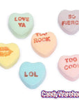 Necco Sweethearts Tiny Conversation Candy Hearts - Sour Flavors: 8-Ounce Bag