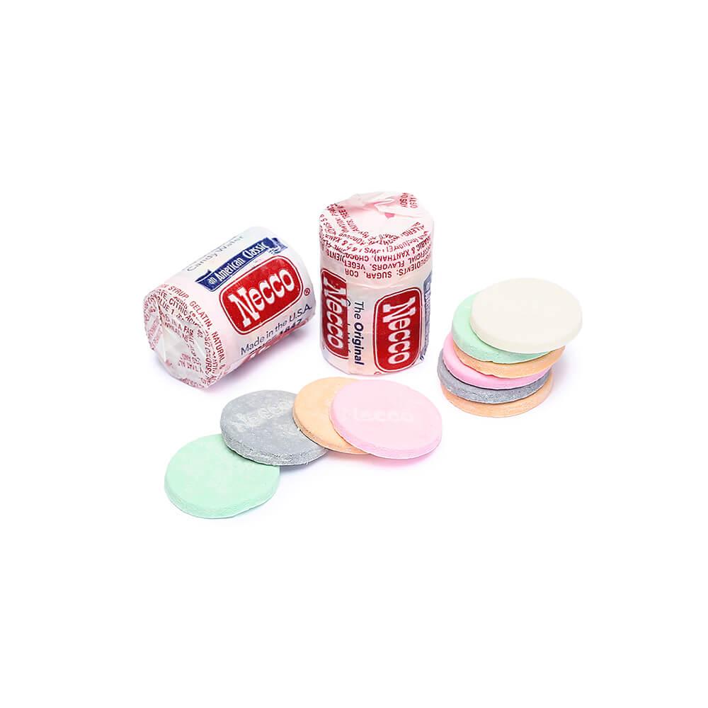 Necco Wafers Candy Mini Rolls - Original: 25LB Case - Candy Warehouse
