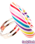 Neon Swirl Candy Adjustable Ring