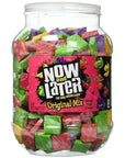 Now and Later Assorted Fruit Chews Candy: 60-Ounce Tub