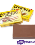 Nutresa Cremino Bicolore Hazelnut Flavored Cocoa Praline Candy Bars: 24-Piece Pack