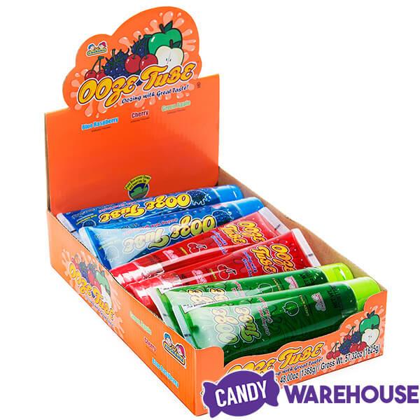 Ooze Tube Liquid Candy Dispensers: 12-Piece Box - Candy Warehouse