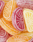 Orange and Lemon Hard Candy Fruit Slices: 5.29-Ounce Bag