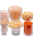 Orange Candy Bar Table Assortment