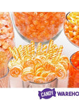 Orange Candy Bar Table Assortment