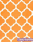 Orange Casablanca Pattern Candy Bags: 25-Piece Pack