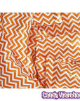 Orange Chevron Stripe Wrapped Butter Mint Creams: 300-Piece Case