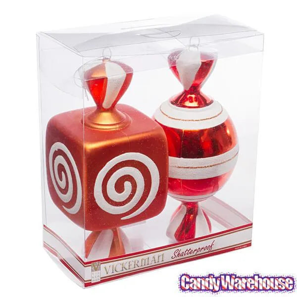 Orange Large Candy Ornaments 8 Inch 2Piece Box Candy Warehouse