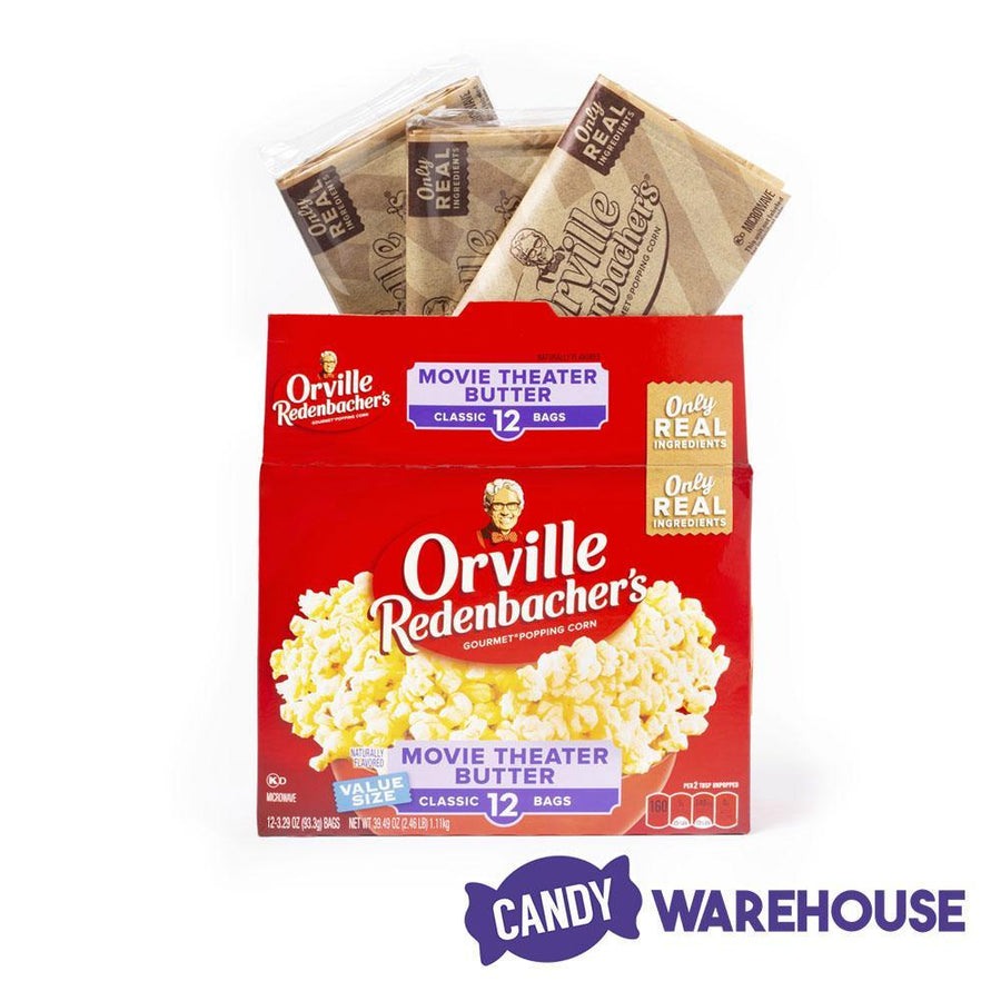 Orville Redenbacher's Movie Theater Butter Popcorn: 12-Piece Box - Candy Warehouse