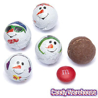 Palmer Cookies and Creme Foiled Snowmen: 4LB Bag - Candy Warehouse