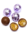 Palmer Foiled Caramel Filled Chocolate Candy Balls - Lavender: 5LB Bag