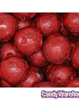 Palmer Foiled Caramel Filled Chocolate Candy Balls - Red: 5LB Bag
