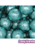 Palmer Foiled Caramel Filled Chocolate Candy Balls - Robin Egg Blue: 5LB Bag