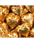 Palmer Gold Foiled Peanut Butter Filled Milk Chocolate Hearts: 4LB Bag