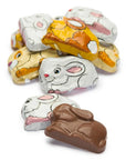 Palmer Hoppy Bunnies Foiled Milk Chocolate Easter Candy: 4LB Bag