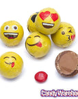 Palmer Love Xpressions Valentine Emojis Foiled Chocolate Balls: 15-Ounce Bag